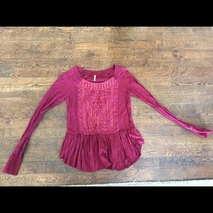 Free People Long Sleeve Shirt